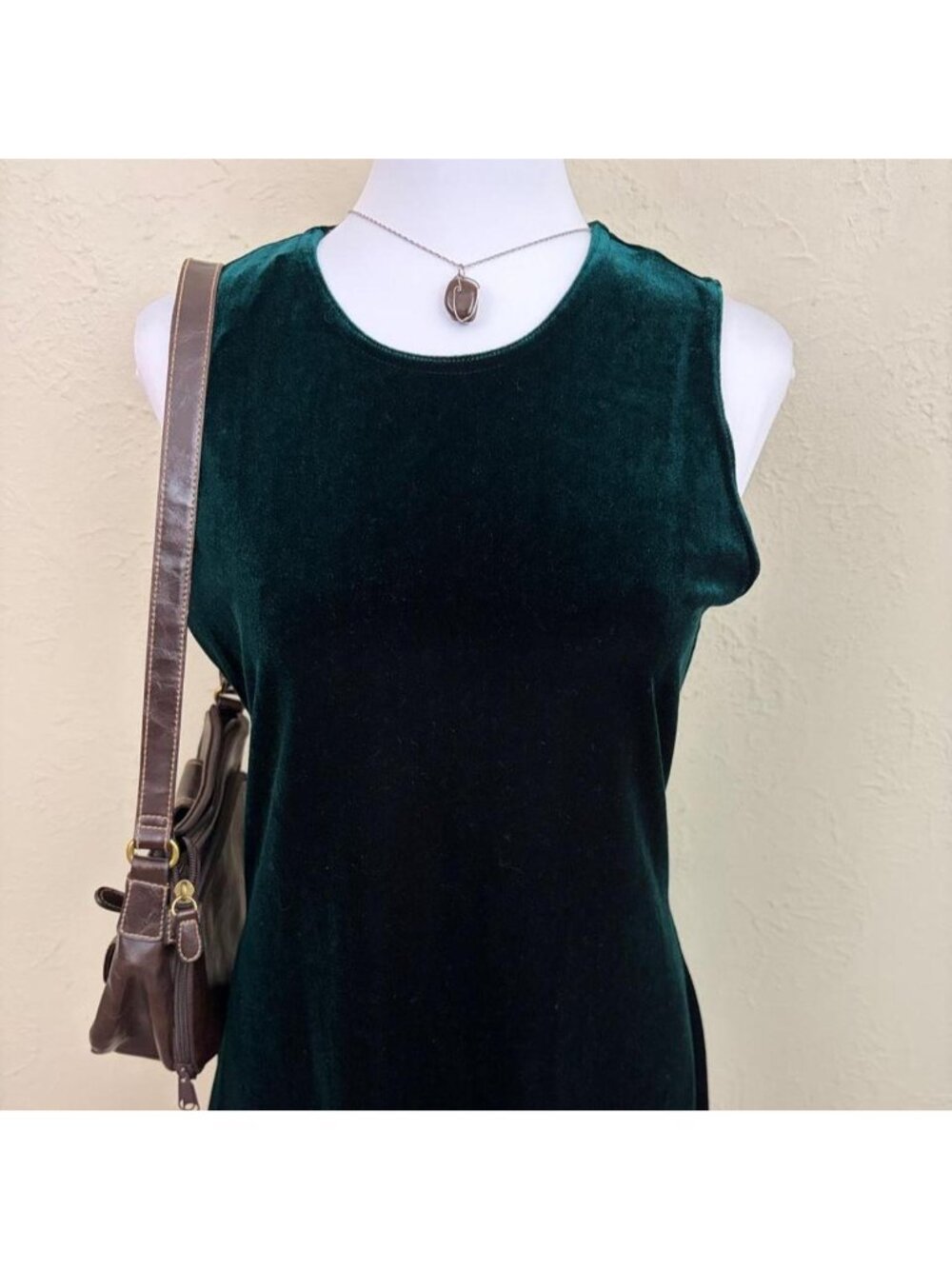 90s velvet witchy mini dress - Picture 3 of 8
